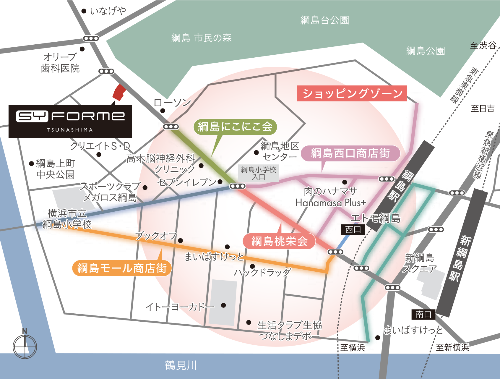 現地案内図