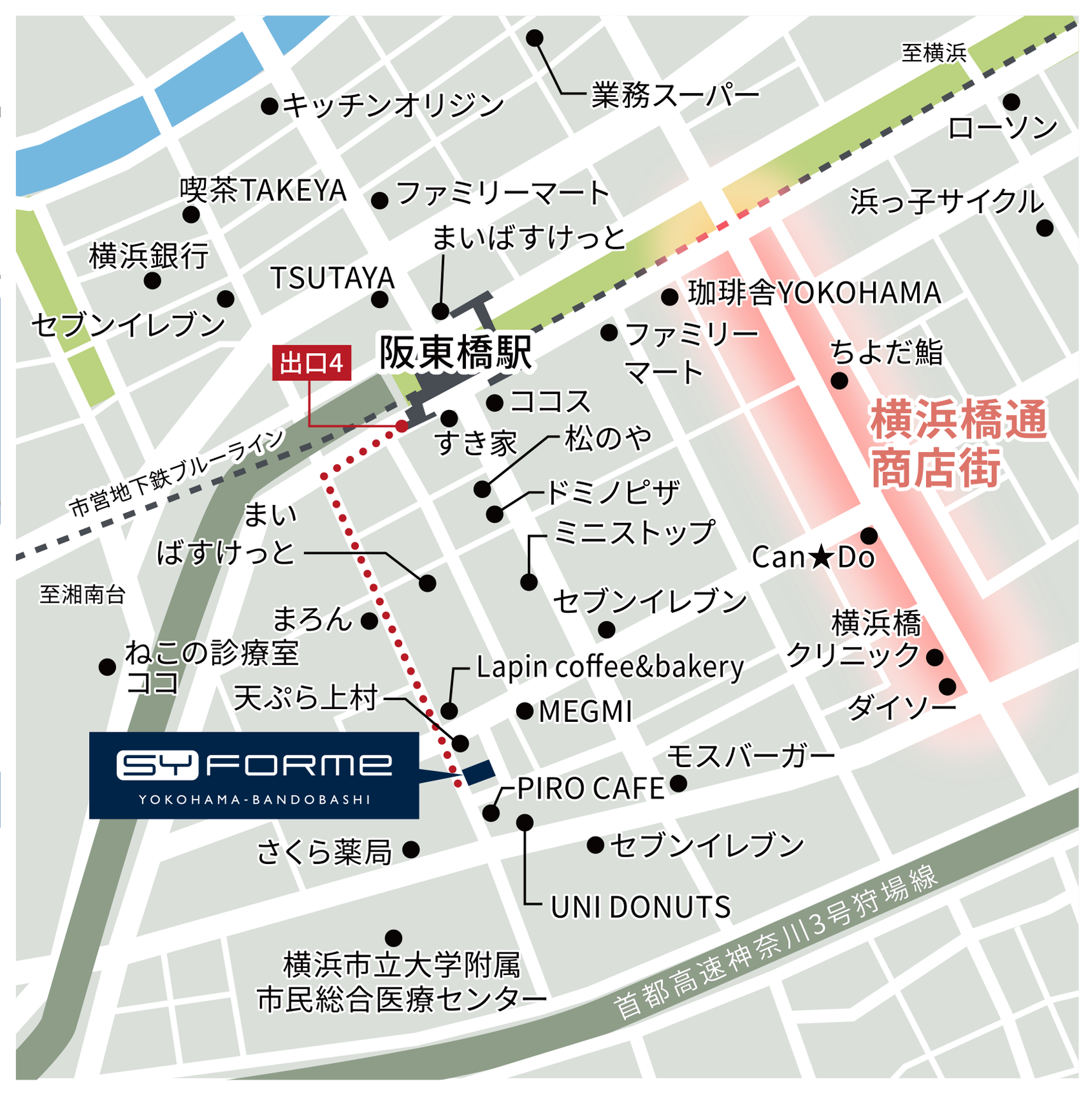 現地案内図